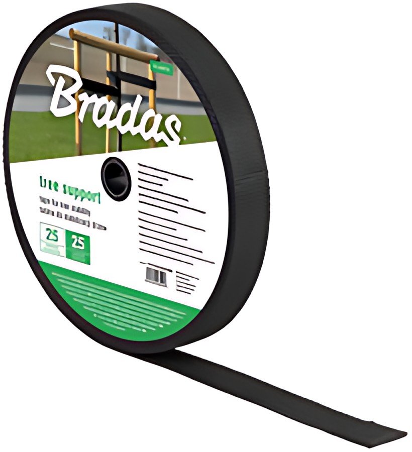 Bradas Bande de ligature pour arbres, PP, 50 mm x 25 m, noir