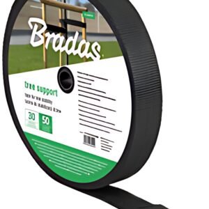 Bradas Bande de ligature pour arbres, PP, 30 mm x 50 m, noir