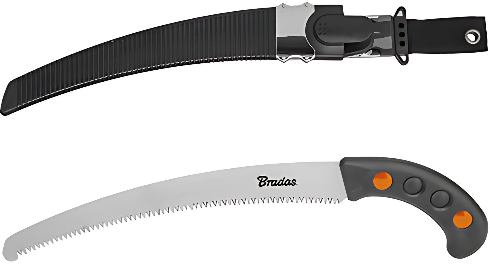 Bradas Scie d'élagage V-SERIES avec holster, lame 320 mm