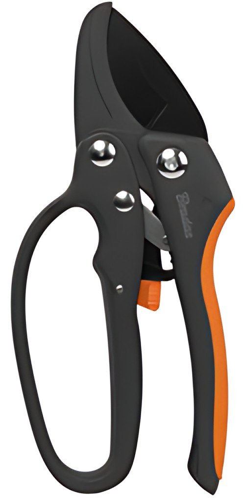 Bradas Sécateur à enclume V-SERIES, anthracite/orange