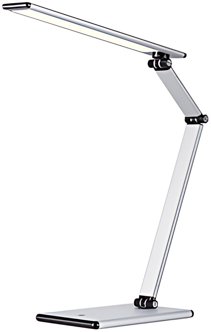 Hansa Lampe de bureau à LED Slim, argent