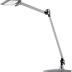 Hansa Lampe de bureau à LED E-Motion, argent