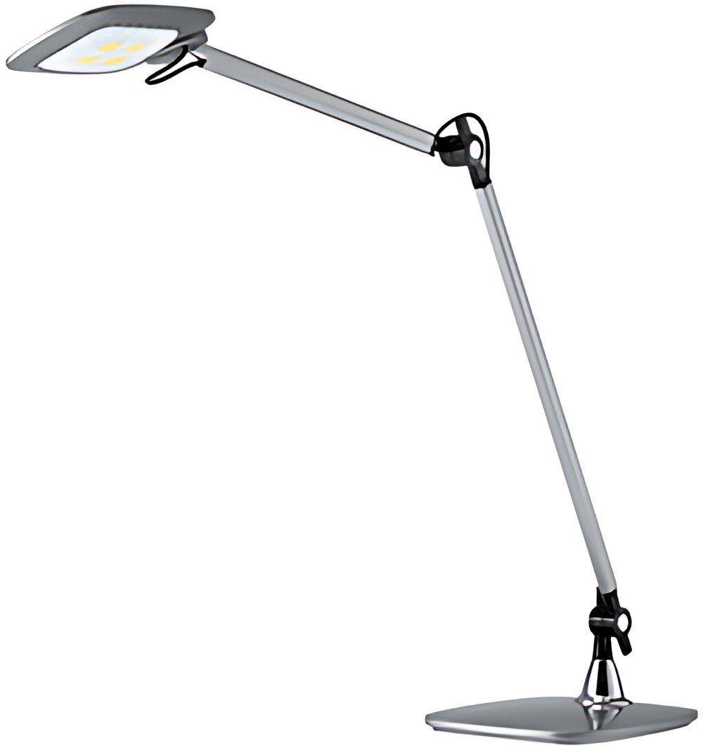 Hansa Lampe de bureau à LED E-Motion, argent