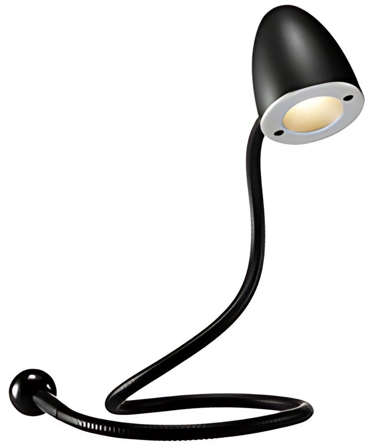 Hansa Lampe à LED USB Snake, noir