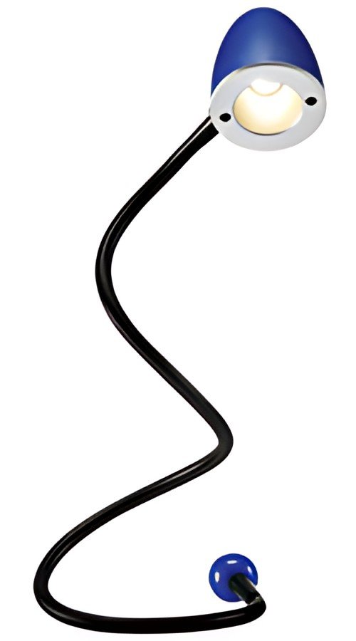Hansa Lampe à LED USB Snake, bleu nuit