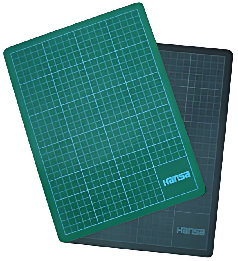 Hansa Tapis de coupe "Cut-Mat", PVC, 600 x 450 mm, vert