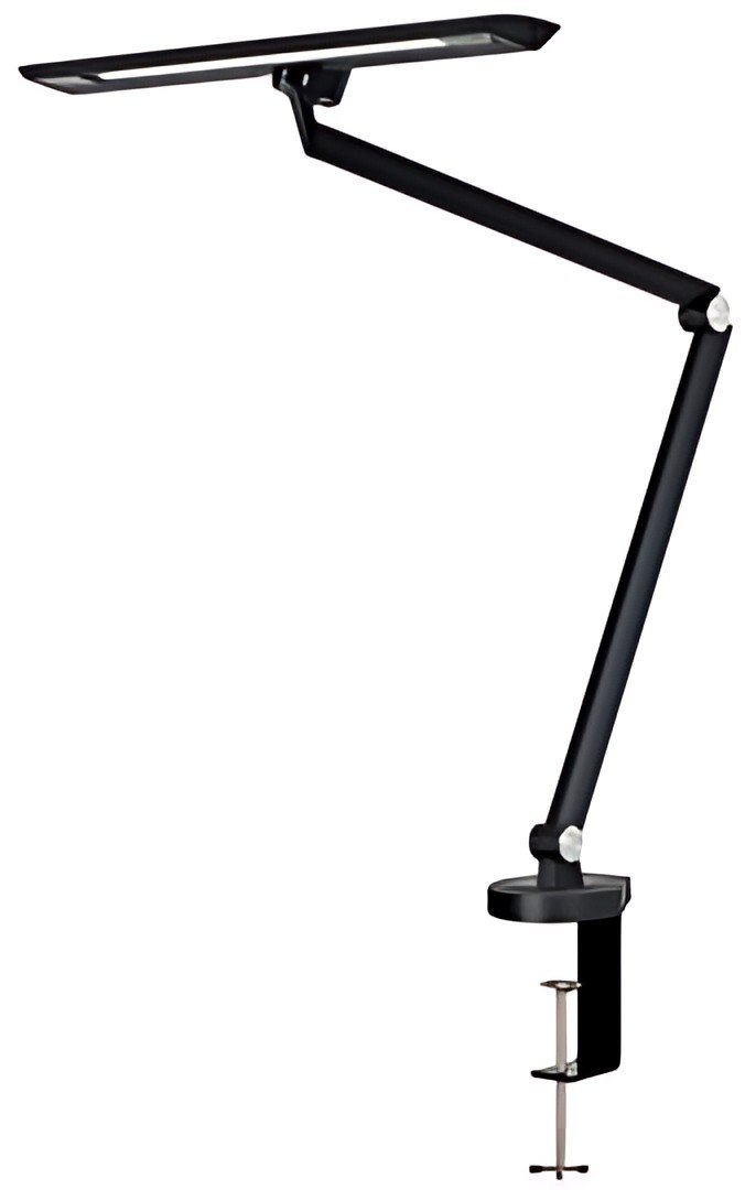 Hansa Lampe de bureau à LED "Zirkon", à pince, noir