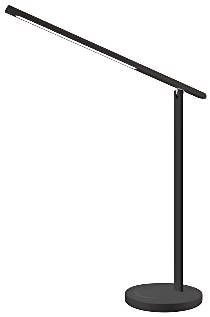 Hansa Lampe de bureau LED "Halo", socle, noir