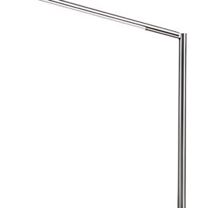 Hansa Lampe de bureau à LED "Aura", avec socle, argent