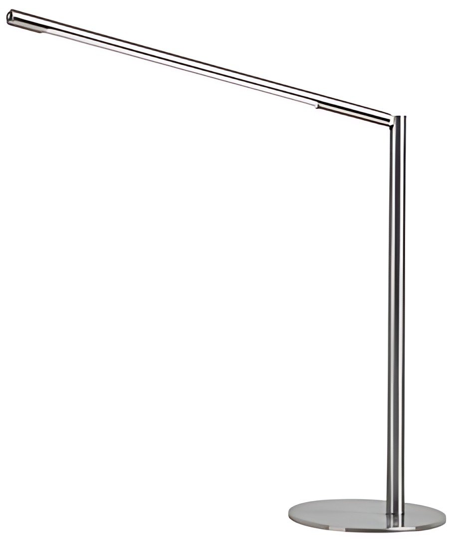 Hansa Lampe de bureau à LED "Aura", avec socle, argent