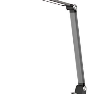 Hansa Lampe de bureau à LED "Breeze", socle, gris métallique