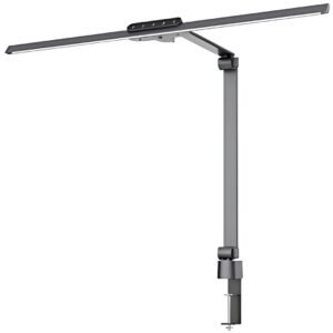 Hansa Lampe de bureau à LED "Flow", avec pince, anthracite