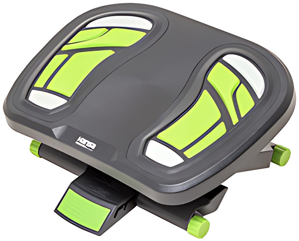 Hansa Repose-pieds Footness "Comfort DUO", noir/vert