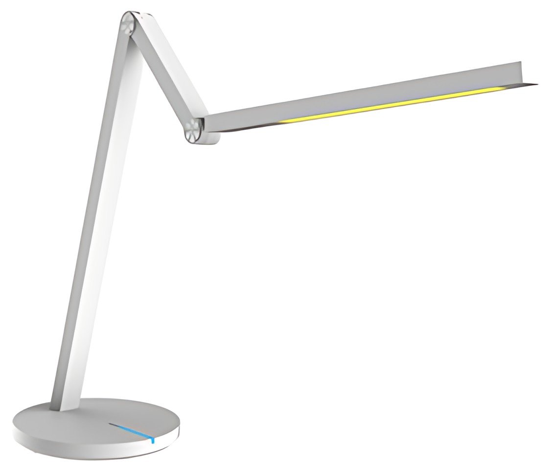Hansa Lampe de bureau à LED Cascade, pied, blanc