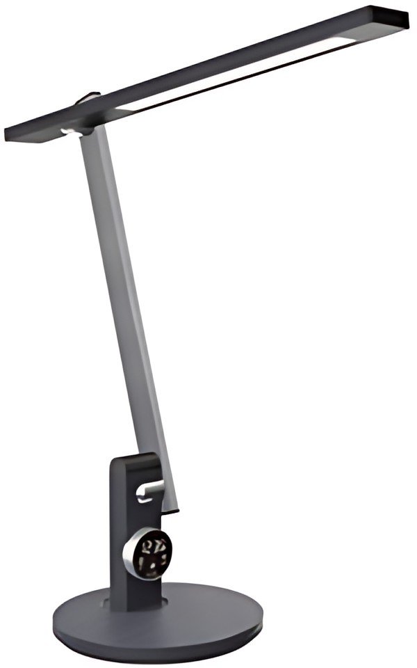 Hansa Lampe de bureau à LED Beam, pied, gris foncé