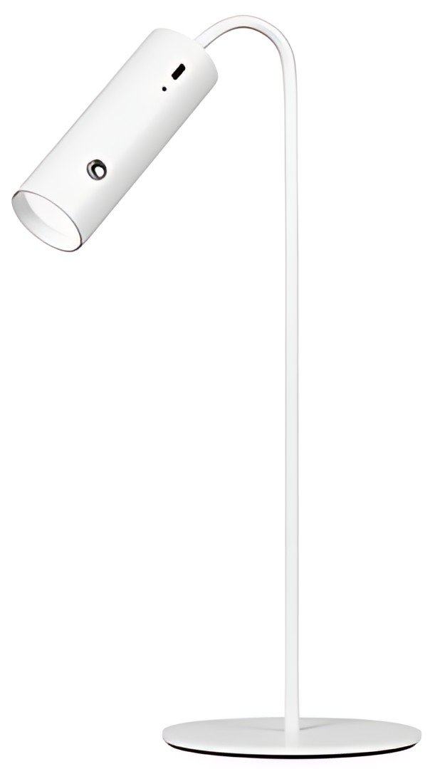 Hansa Lampe de bureau à LED rechargeable Flare spot, blanc