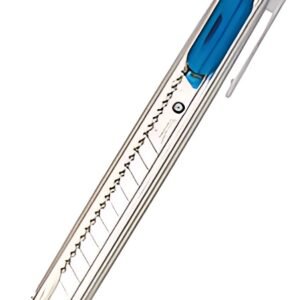 NT Cutter iA-120P, boîtier en plastique, bleu-transparent