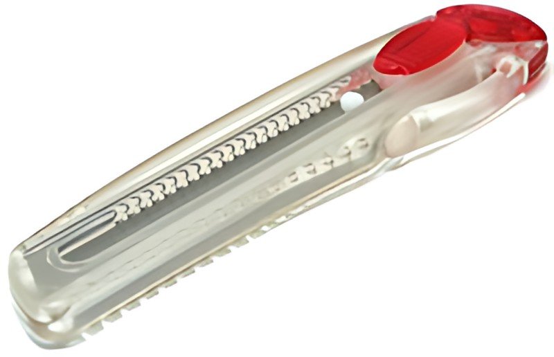 NT Cutter iL-120-P, boîtier en plastique, rouge-transparent