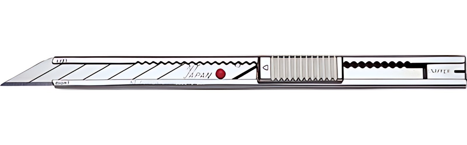 NT Cutter AD-2P, boîtier en métal, couleur: argent