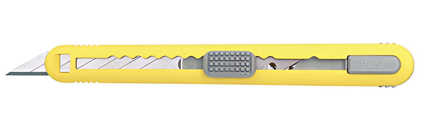 NT Cutter A553P, boîtier en plastique, jaune