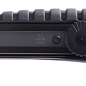 NT Cutter PMGL-EV02, boîtier en aluminium, 18 mm, noir