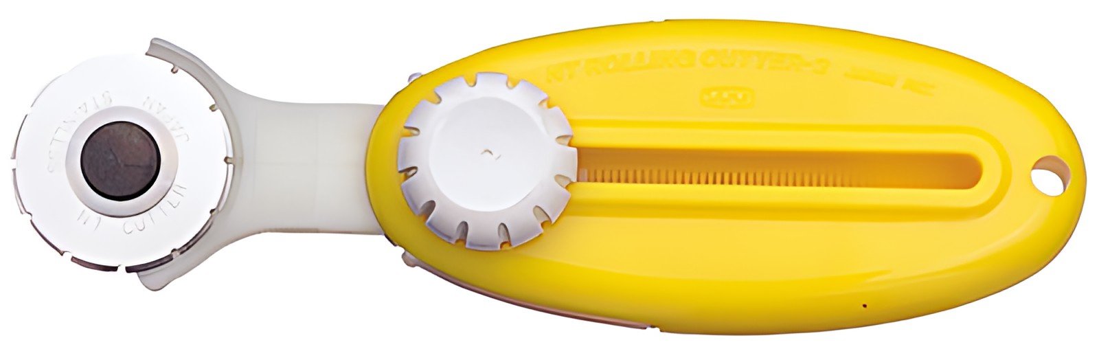 NT Cutter Cutter rotatif SK-2P, boîtier plastique, jaune