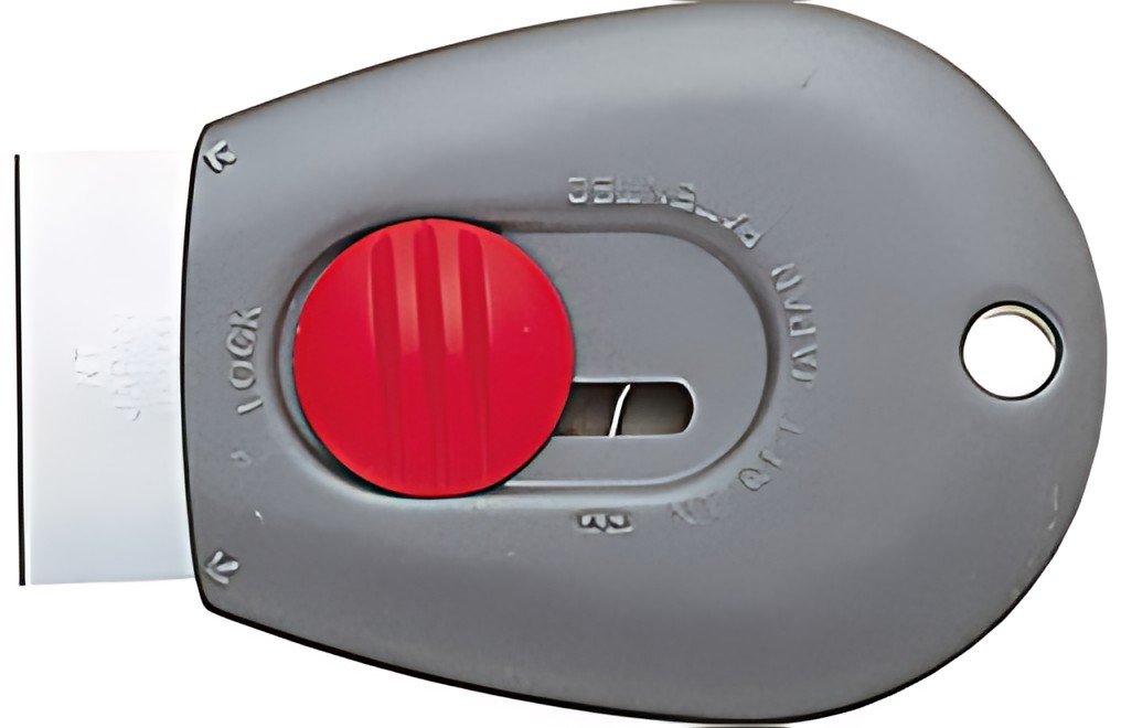 NT Cutter QT-1P, boîtier en plastique, gris/jaune