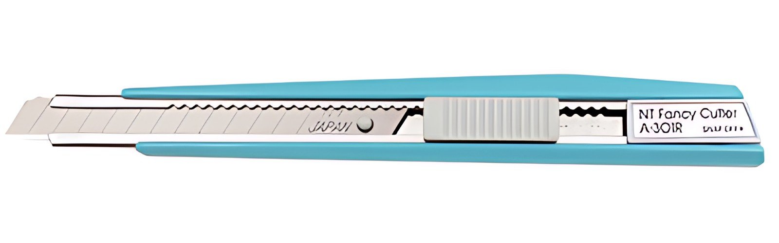 NT Cutter A-301RP (B), boîter en plastique, 9 mm, bleu