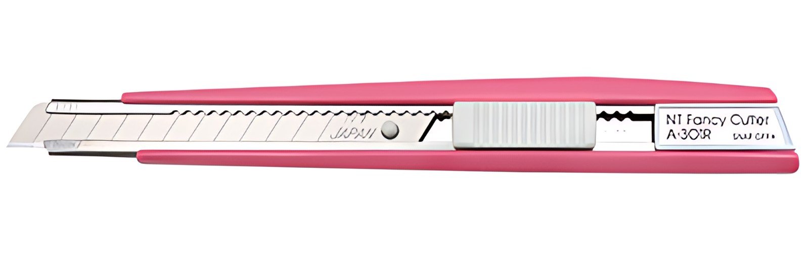 NT Cutter A-301RP (P), boîter en plastique, lame 9 mm, rose