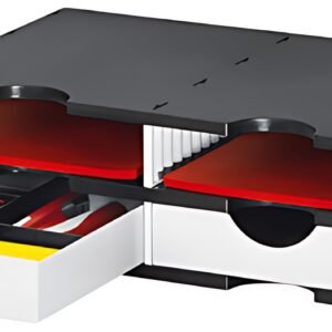styro Station de classement styrodoc duo, 4 compartiments,