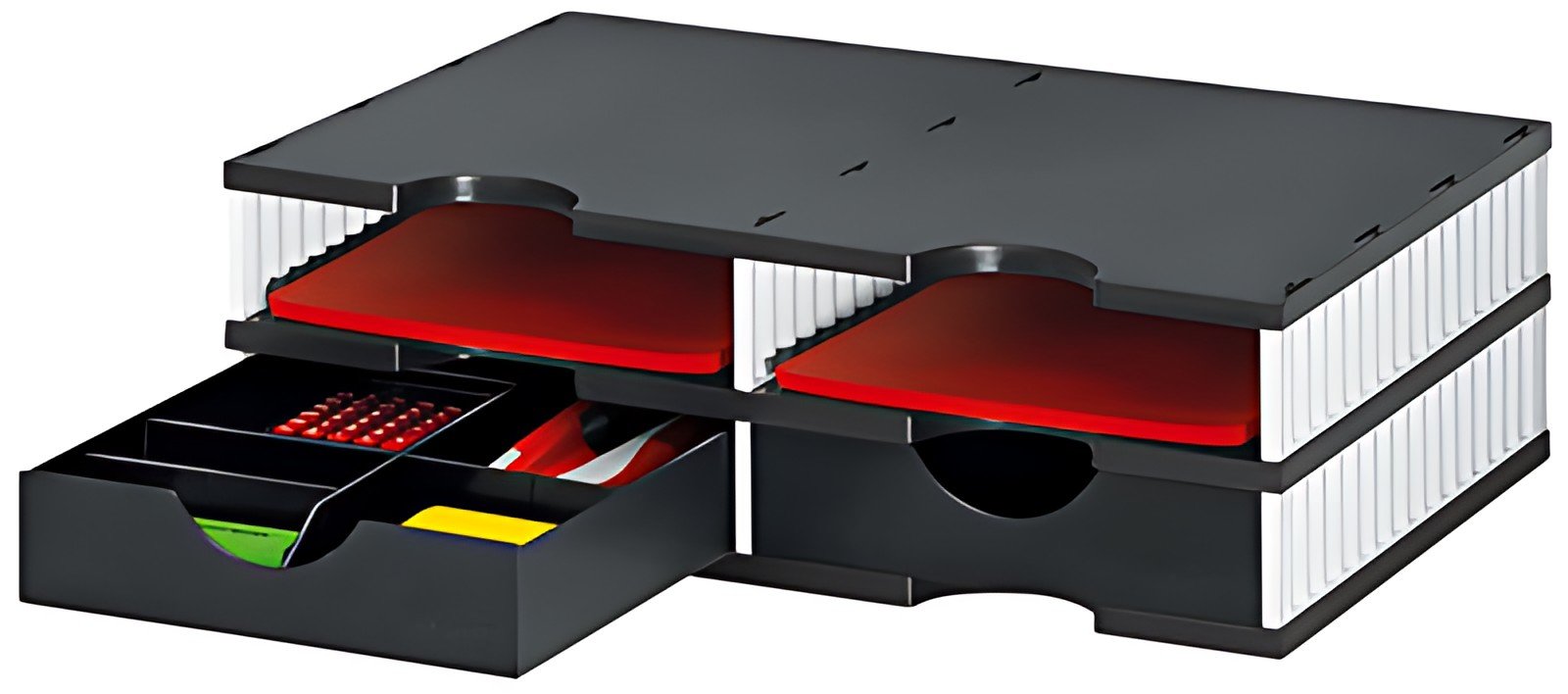 styro Station de classement styrodoc duo, 4 compartiments