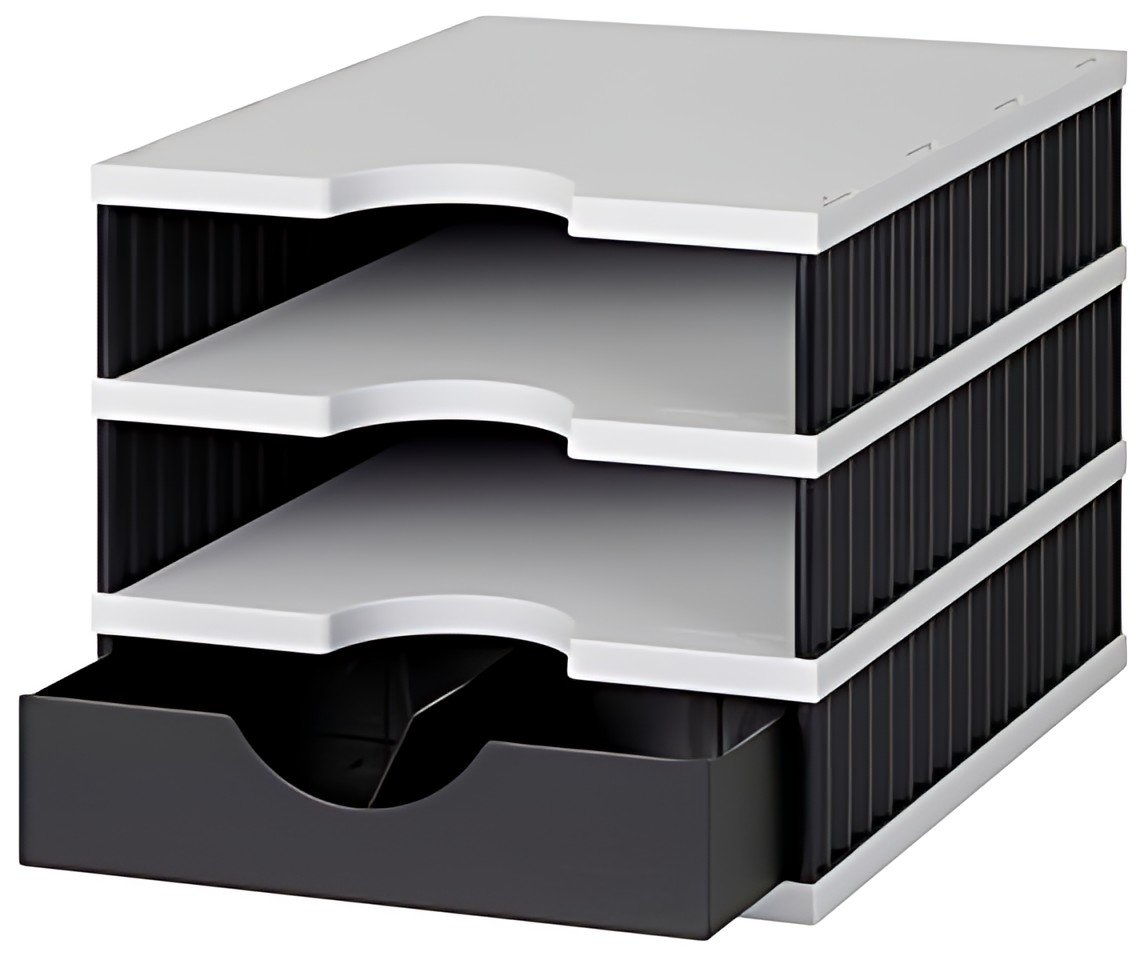 styro Station de classement styrodoc uno, 3 compartiments
