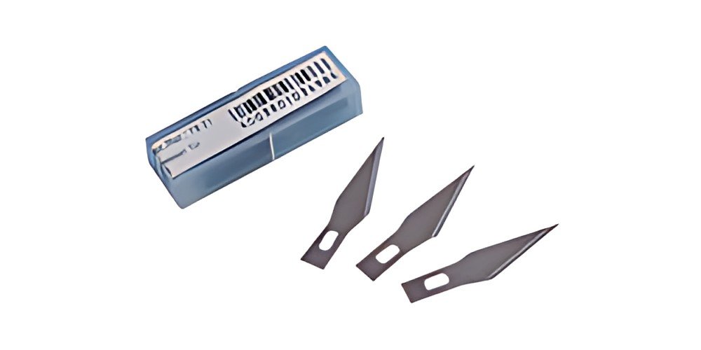 WEDO Lames de rechange pour scalpel, pointu, dans une boîte