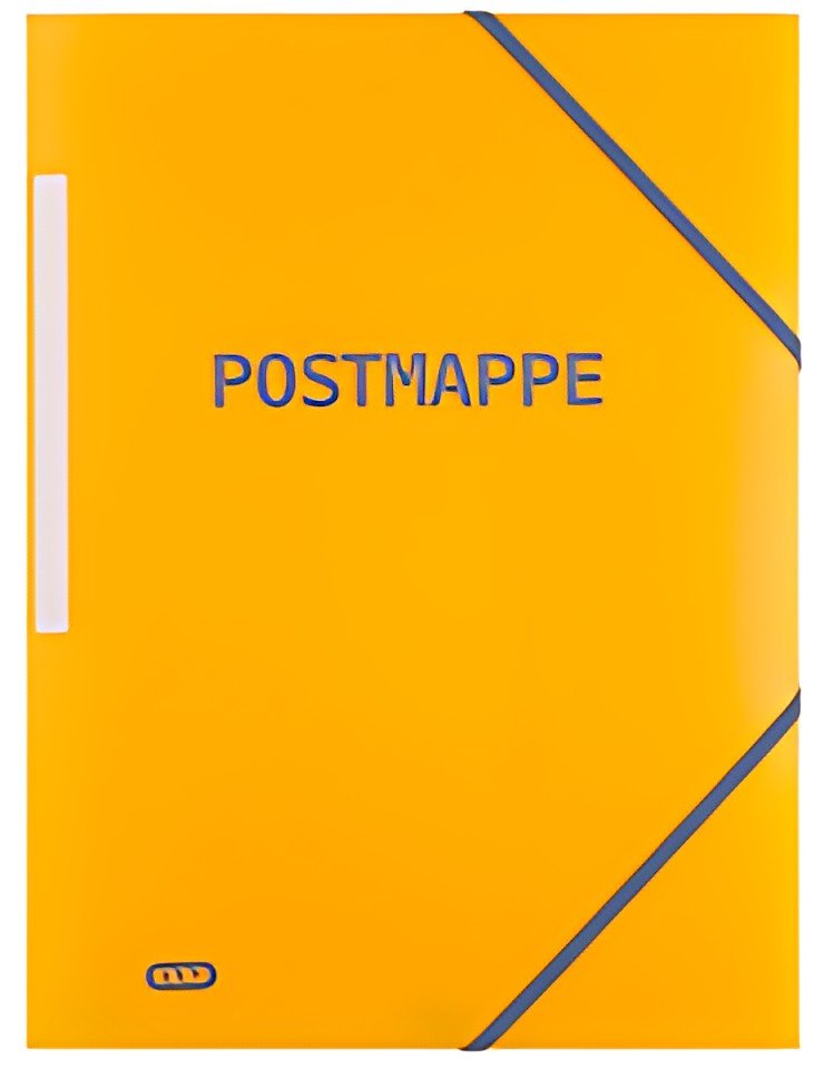 Chemise postale Oxford, DIN A4, PP, jaune transparent