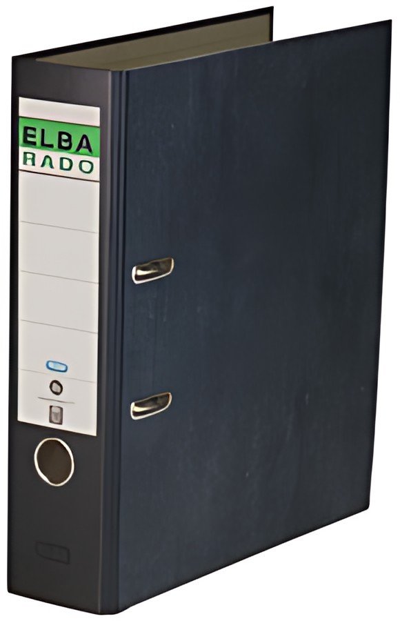 ELBA classeur rado papier marbré, largeur de dos: 50 mm,noir