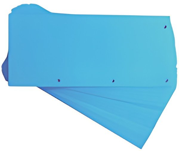 Oxford Intercalaires Duo, en carton, 240 x 105 mm, bleu