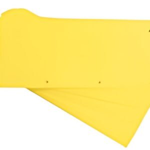 Oxford Intercalaires Duo, en carton, 240 x 105 mm, jaune