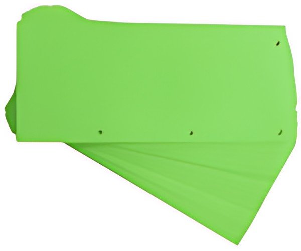 Oxford Intercalaires Duo, en carton, 240 x 105 mm, vert