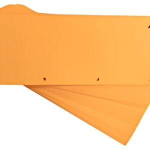 Oxford Intercalaires Duo, en carton, 240 x 105 mm, orange