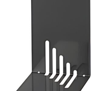 WEDO Serre-livres, (L)140 x (P)140 x (H)85 mm, noir
