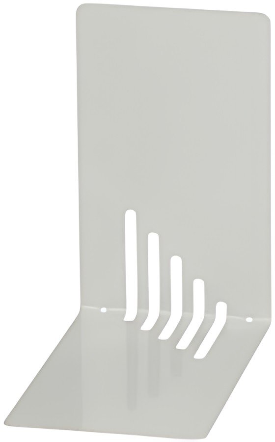 WEDO Serre-livres, (L)140 x (P)140 x (H)85 mm, gris lumière