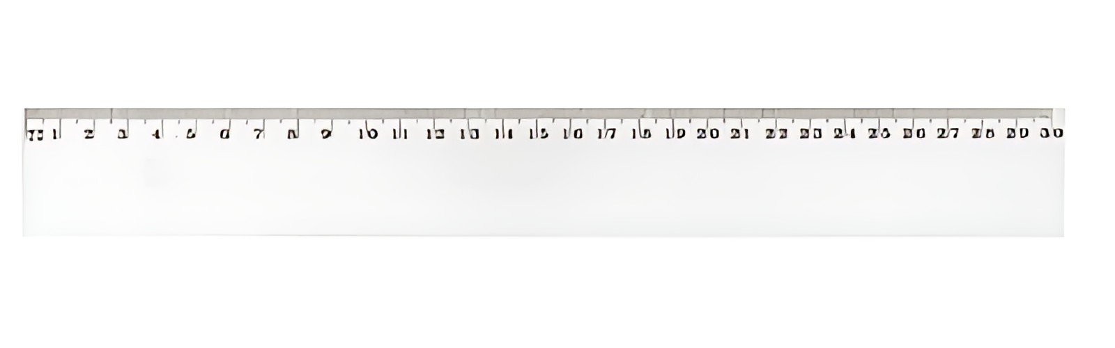 Wonday Règle plate, 300 mm, en plastique