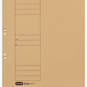 ELBA Chemise à oeillets en carton, orange, classement