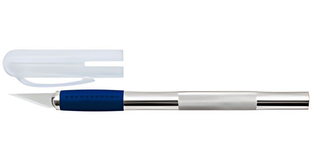 WEDO Scalpel, longueur: 150 mm, incl. 3 lames de rechange