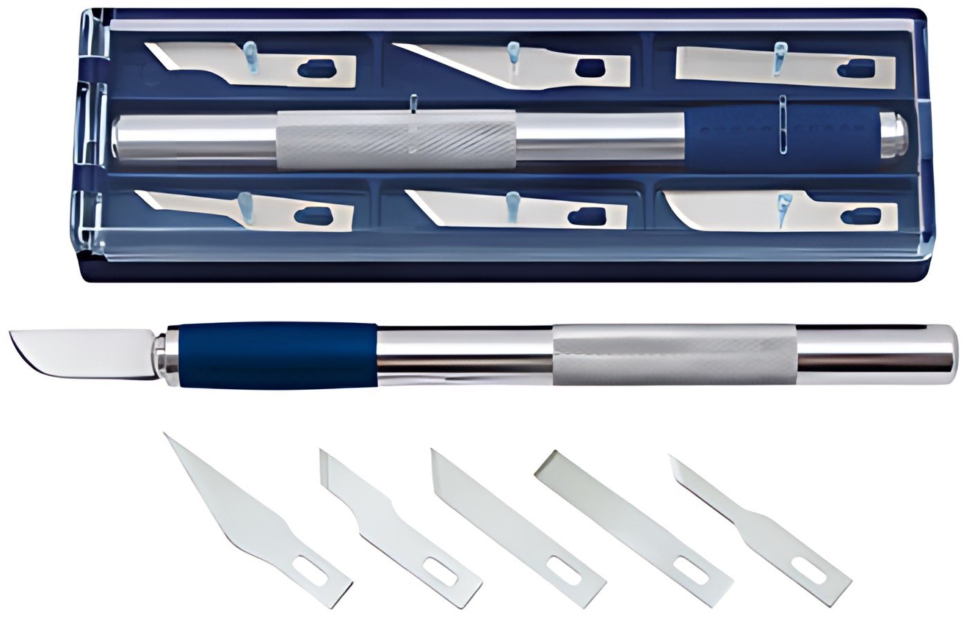 WEDO Scalpel de bricolage, longueur: 150 mm, incl. 6 lames