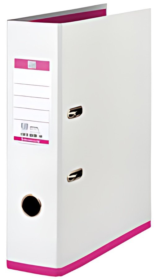 Oxford Classeur myColour, dos 80 mm, blanc/rose