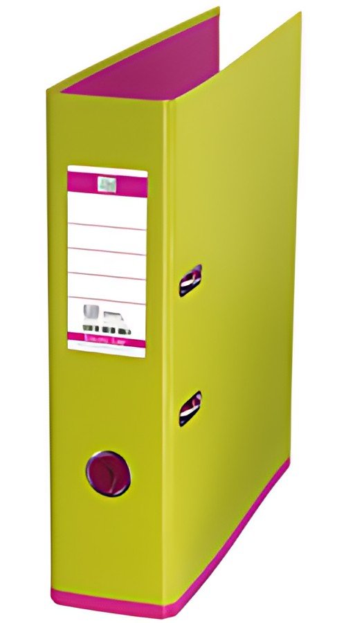Oxford Classeur myColour, dos 80 mm, vert clair / rose