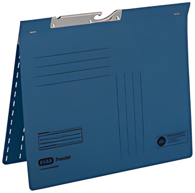 Agrafeuse pendulaire double ELBA, DIN A4, carton manille, bleue