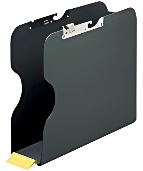 Collecteur pendulaire ELBA, DIN A4, largeur de base 8 cm, noir