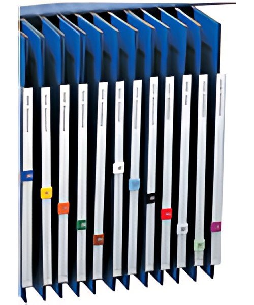 Bandes d'organisation ELBA pour bandes de visualisation suspendues, vierges